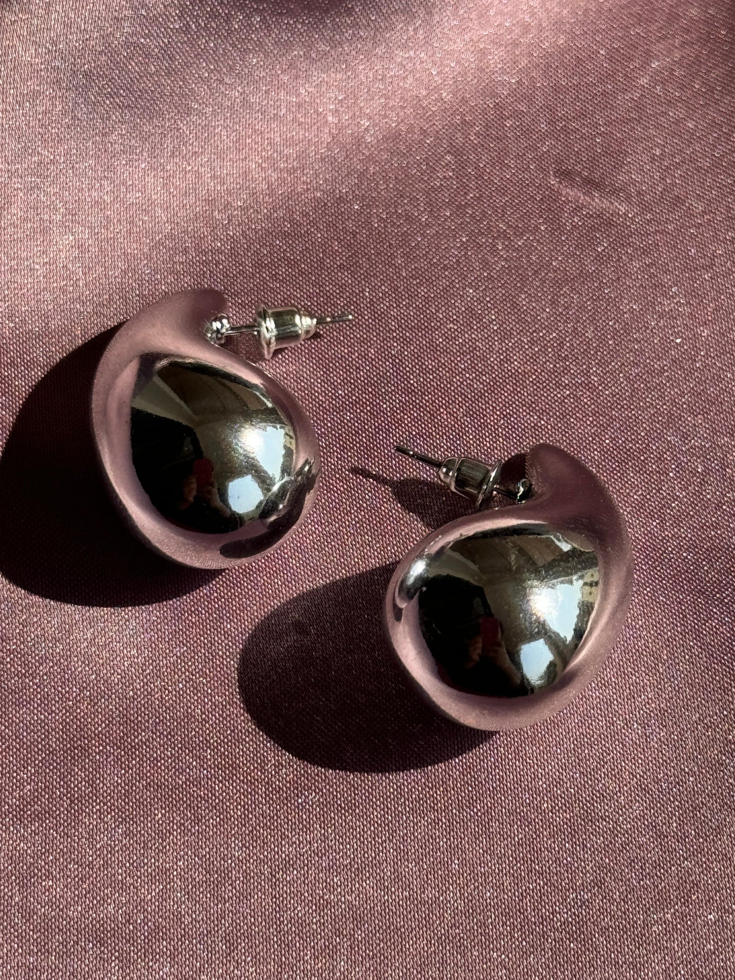 SILVER DROP EARRINGS